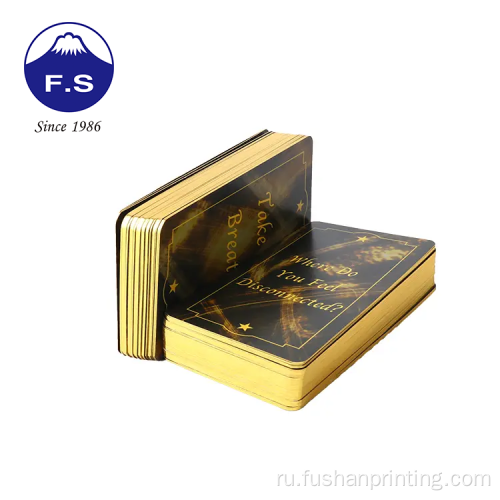 Custom Gold Edge Luxury Game красочные игровые карты